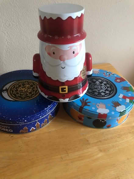Photo of free Christmas/ cookie tins (Quedgeley Gloucester GL2) #1