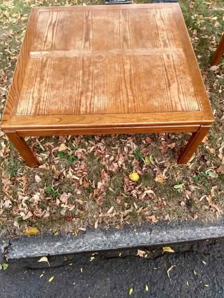 Photo of free 2 tables small side & larger (1175 Castle Hill Cr.) #2