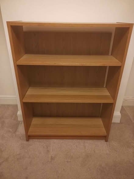Photo of free IKEA bookshelves in oak (Winchmore Hill N21) #1