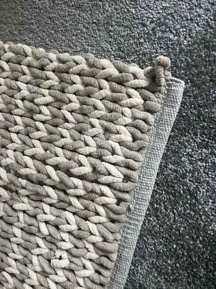 Photo of free Grey & white bath mat (Hillmorton CV22) #3