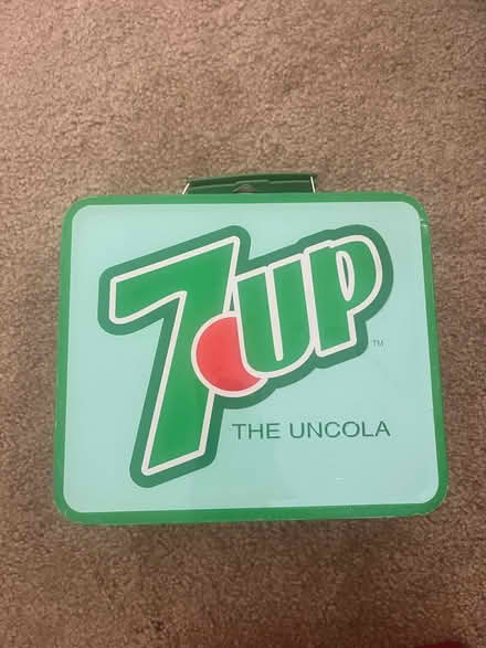 Photo of free 7 up metal lunchbox (Berryessa) #1