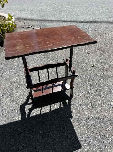 Photo of free Side table with magazine rack (West Chester Borough) #1