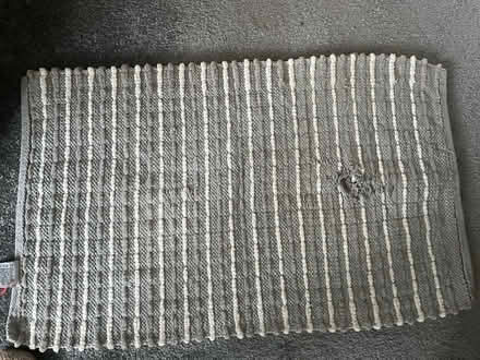 Photo of free Grey & white bath mat (Hillmorton CV22) #2