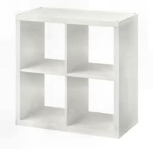 Photo of White Ikea 2x2 Kallax shelf unit (Stoneleigh KT17) #1