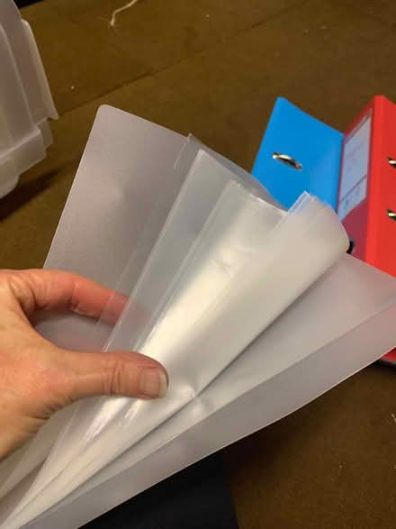 Photo of free Clear plastic binder (City Centre NR3) #1