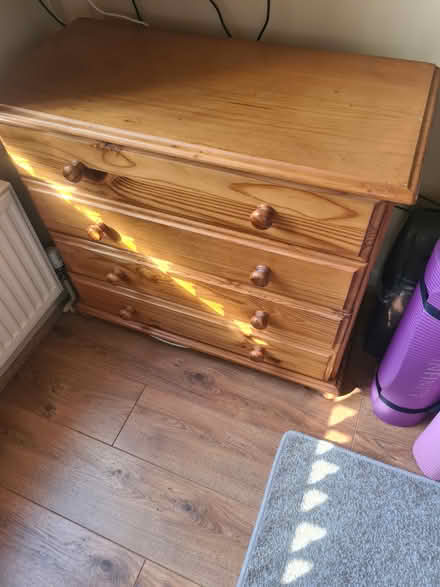 Photo of free Pine chest of drawers (nottingham) #2