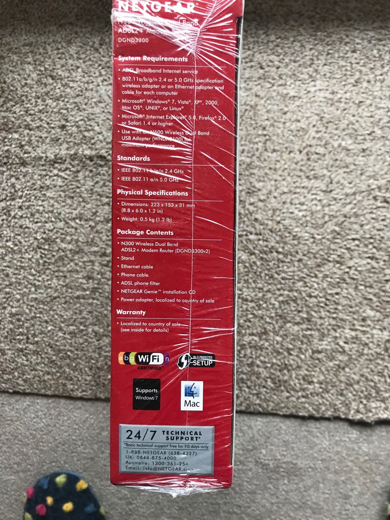 Free: MODEM ROUTER: Netgear N300 Wireless Dual Band ADSL+ (Spon End CV5 ...