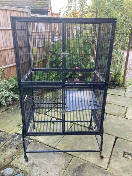 Photo of free Nice large metal bird/animal cage (Lymm) #1