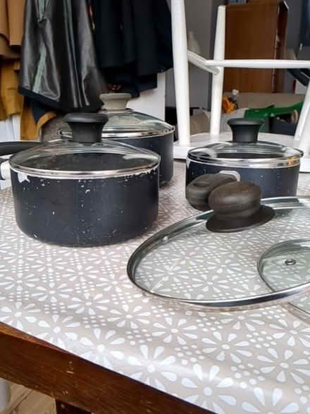 Photo of free Non stick pans and lids (Abbey Wood SE2) #2