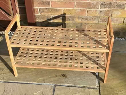 Photo of free Wooden Shoe Rack (Lostock Hall PR5) #1