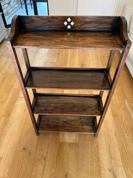 Photo of free Antique wood bookcase/shelves (Chiswick W4) #1