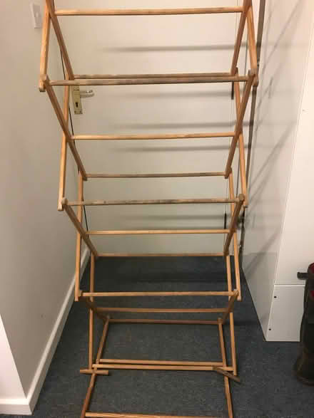 Photo of free clothes airer wooden (Sockbridge CA10) #1