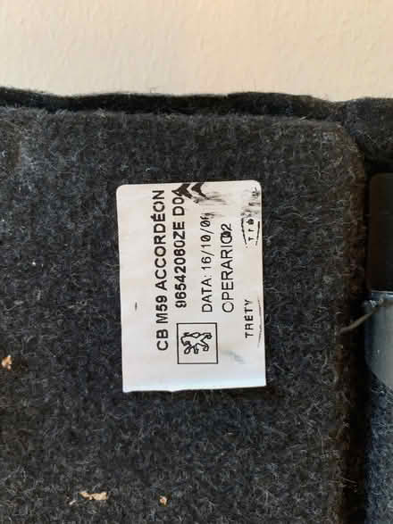 Photo of free Citroen belingo parcel shelf pre 2016 (Sutton Pools OX14) #2