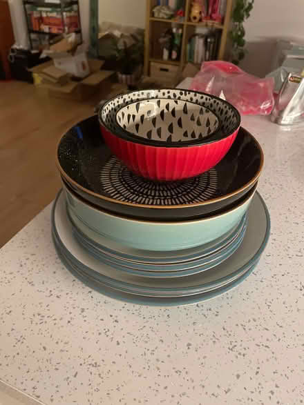 Photo of free assorted plates and bowls (Haresfinch WA11) #1