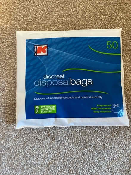 Photo of free Disposal bags for nappies etc (DE6 Hulland Ward) #1