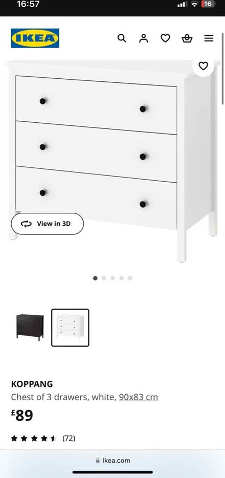 Photo of free Chest of drawers (Tunbridge Wells) #2
