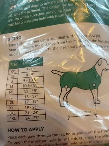 Photo of free Cat or dog recovery suit post op (Surrenden BN1) #2