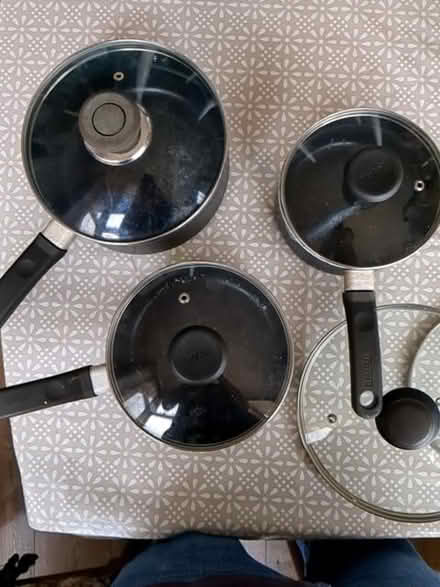 Photo of free Non stick pans and lids (Abbey Wood SE2) #1