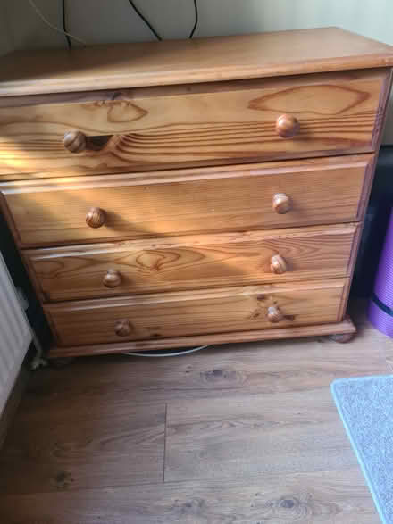 Photo of free Pine chest of drawers (nottingham) #1