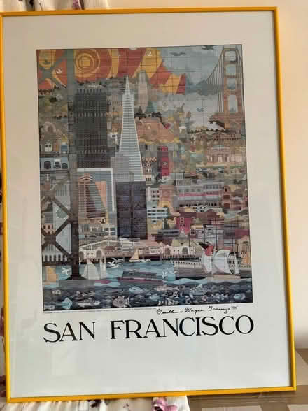 Photo of free Framed Poster Of San Francisco (Chapelford WA5) #1