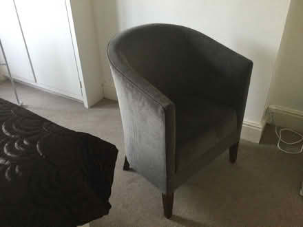 Photo of free Grey bedroom chair (Kingston upon Thames KT1) #3