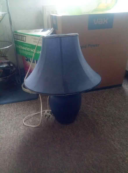 Photo of free Blue table lamp (PO12) #2