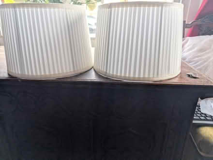 Photo of free Two cream lampshades (Neasden NW10) #2