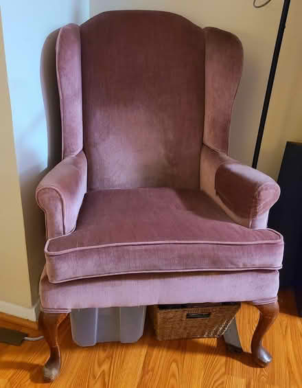 Photo of free Broy Hill Wingback Chair (Foggy Bottom) #1
