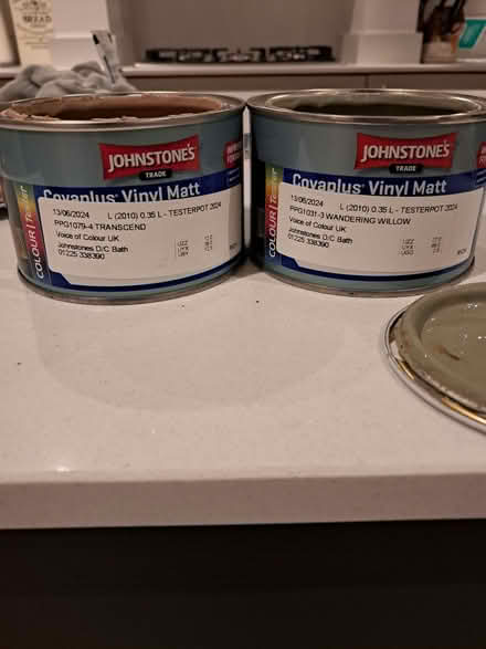 Photo of free Pink and green paint samples (Oldfield Park) #2