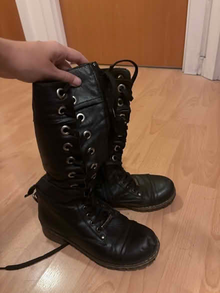 Photo of free Ladies tall leather boots, size 5 (Edinburgh, EH6) #1