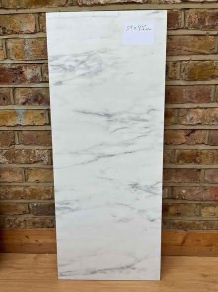 Photo of free 4 x 12mm thick white melamine laminate marble offcuts (Ealing W5) #1