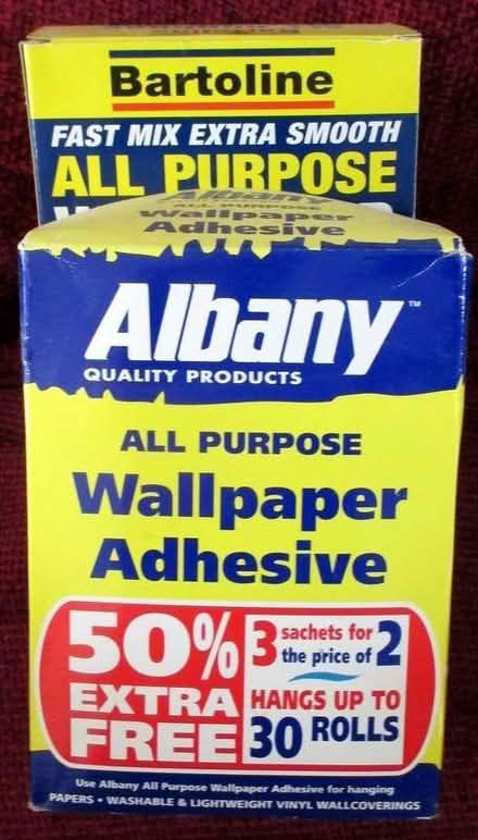 Photo of free Wallpaper paste. 1 1/2 boxes (Pebsham TN40) #1