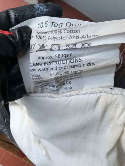Photo of free Marked duvet, (Headington OX3) #1