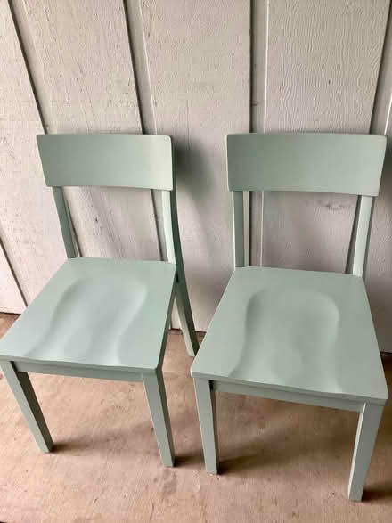 Photo of free Pair of dining chairs (Aloha) #1