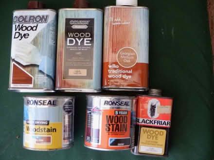 Photo of free Various wood dyes /stainers (Portchester PO16) #1