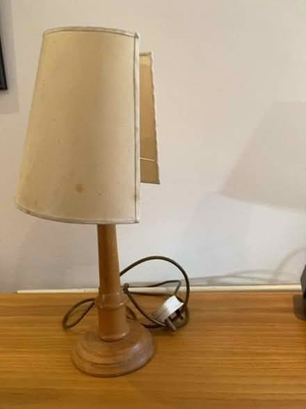 Photo of free Lamp with adapted shade (Merton Park SW19) #3