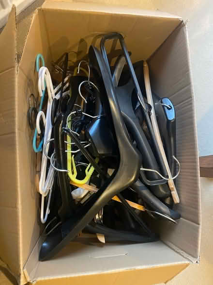 Photo of free Large box of clothes hangers (Sevenoaks TN13) #1