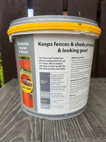 Photo of free Ronseal forest green timber care (Wolsingham DL13) #4