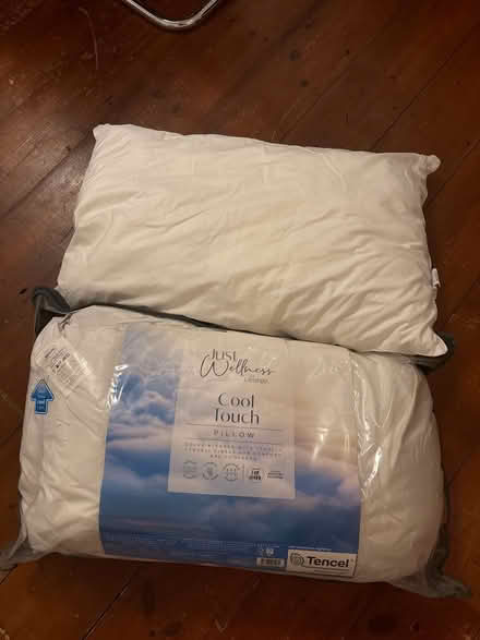 Photo of free Three (not down) pillows (Leyton E15) #1