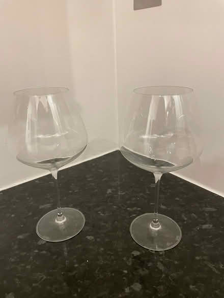 Photo of free 2 very big crystal wine glasses (Nightingale Lane, SW12) #1