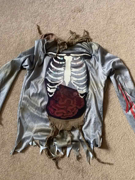 Photo of free Zombie Skelton costume Age 9-10 (New Haw, KT15) #3