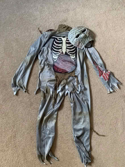 Photo of free Zombie Skelton costume Age 9-10 (New Haw, KT15) #1