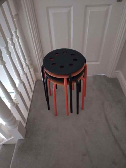 Photo of free 4 stacking stools (Great Leighs CM3) #2