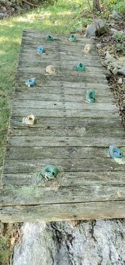 Photo of free Climbing wall and steering wheel (Pelham NH, off Mammoth Rd) #1