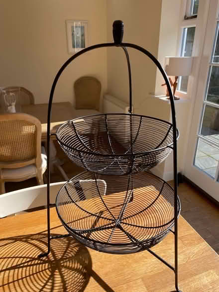 Photo of free Black wire veggie rack (Central Chichester) #1