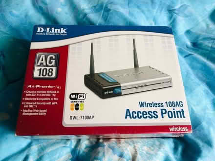 Photo of free D-Link wireless 108AG Access point (EN4 East Barnet) #1