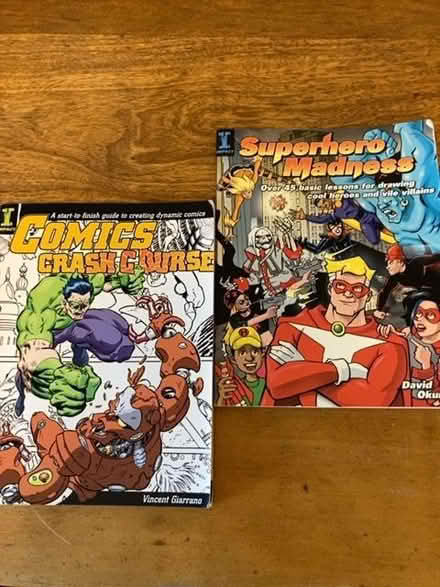 Photo of free Two books on how to draw comics (Berkhamsted HP4) #1