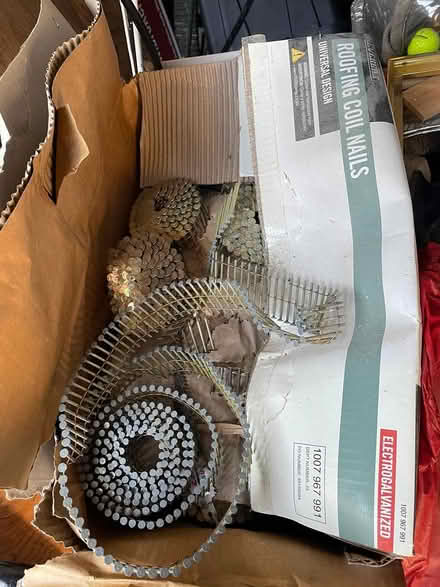 Photo of free Coils of Roofing nails (Weymouth Landing) #1