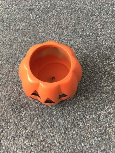 Photo of free Pumpkin candle (Stotfold) #2