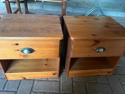 Photo of free Two wooden bedside cabinets (St Albans AL1) #3